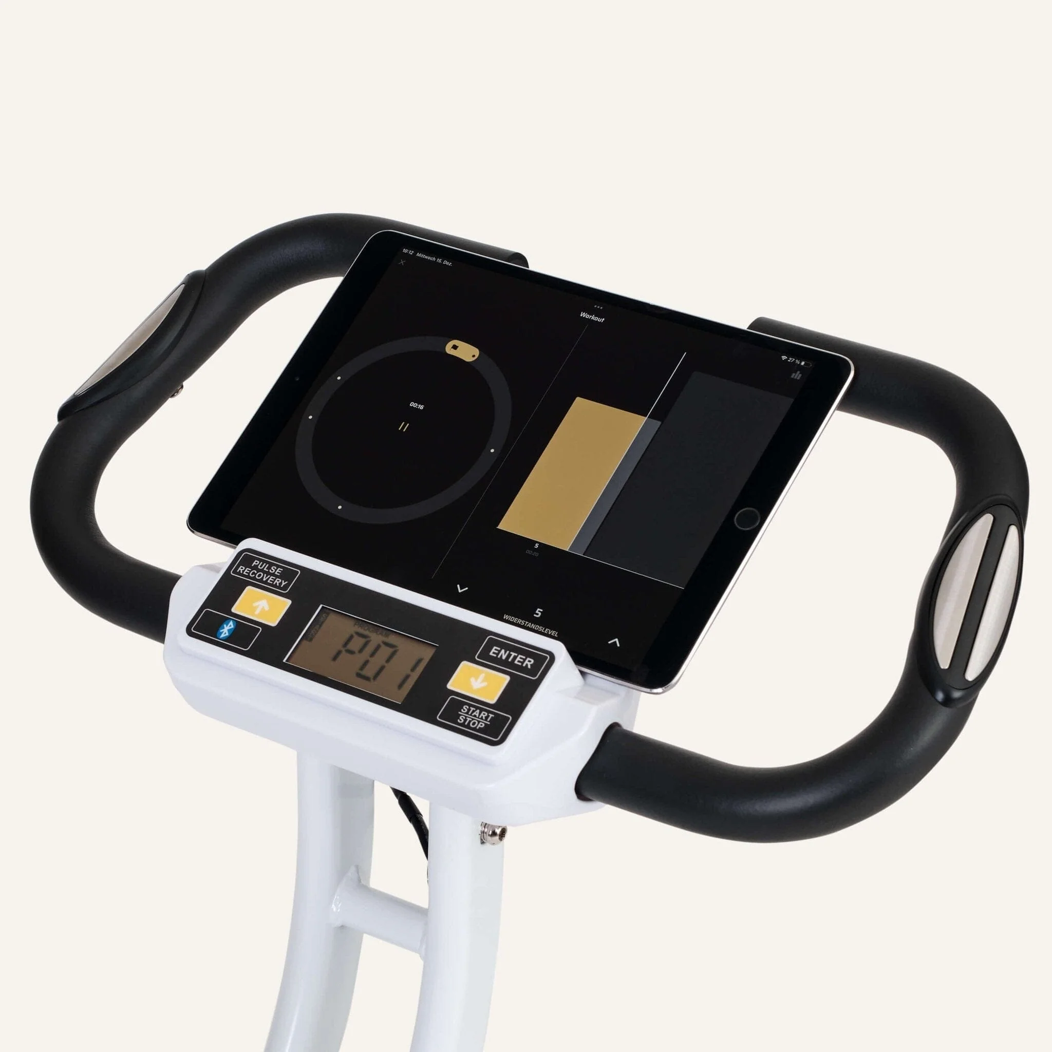 Klappbarer Heimtrainer | X-Bike | mit Rückenlehne | 24 Computer gesteuerte Widerstandsstufen | App-kompatibel - Image 7