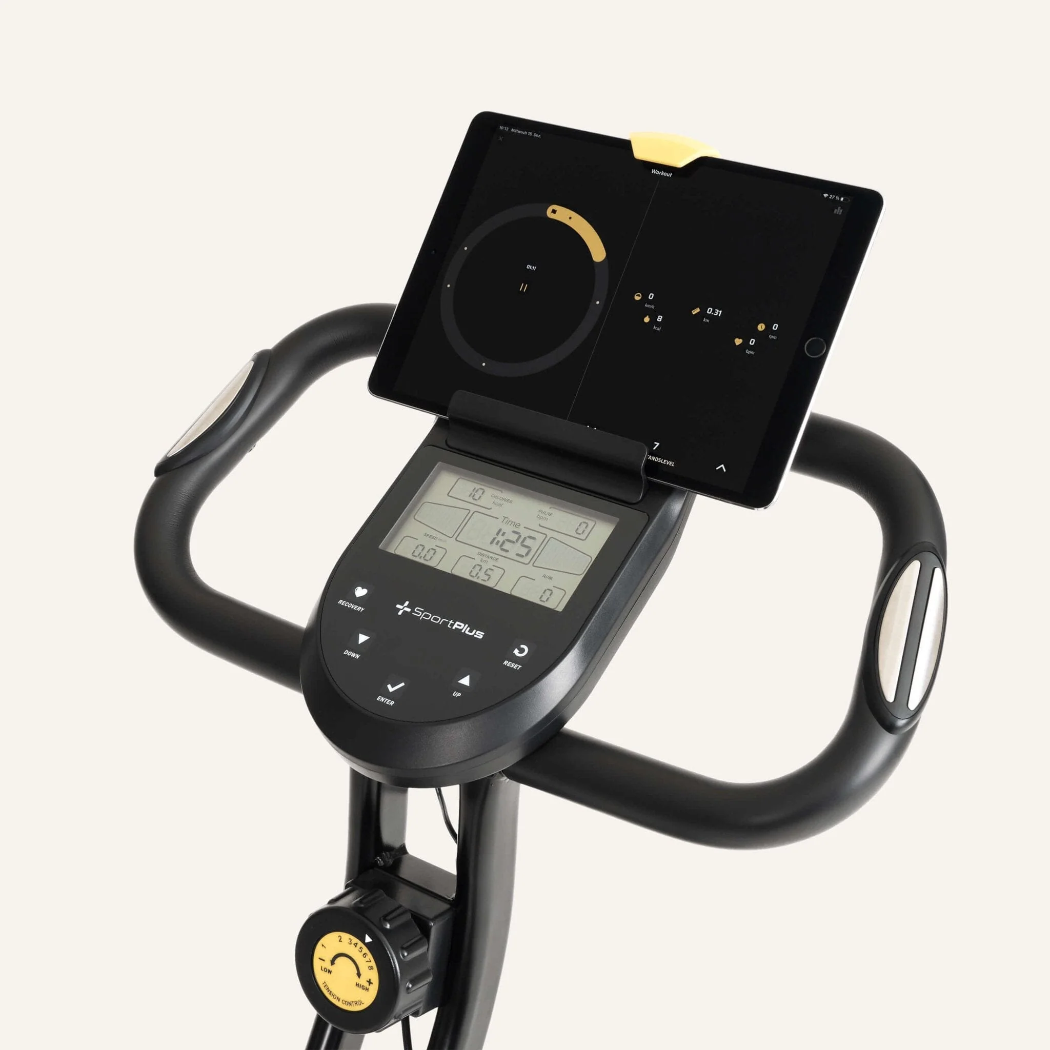 Klappbarer Heimtrainer | X-Bike | 8 manuelle Widerstandsstufen | App-kompatibel - Image 7
